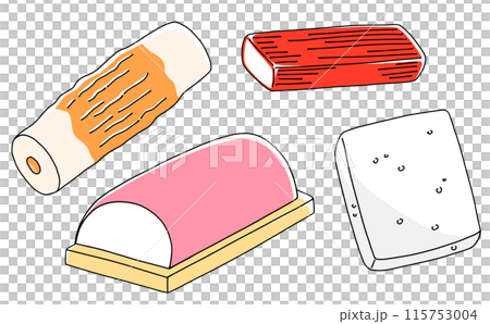 ゆるめシンプル練り物セット ベタ塗り ゆるめシンプル練り物セット ベタ塗り 115753004