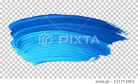 青色の水彩絵の具を塗ったテクスチャ 青色の水彩絵の具を塗ったテクスチャ 115753063