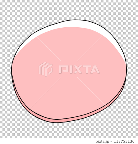 帶有固體塗層的鬆散簡單烤火腿 115753130