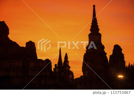 THAILAND AYUTTHAYA WAT MAHATHAT 115753867