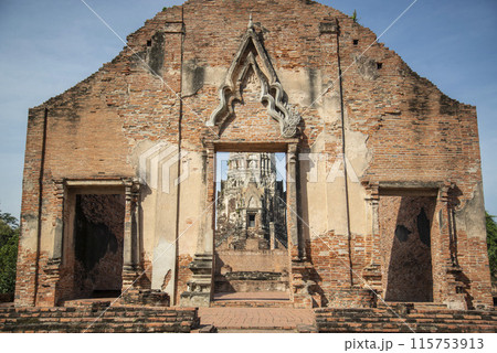 THAILAND AYUTTHAYA WAT RATCHABURANA THAILAND AYUTTHAYA WAT RATCHABURANA 115753913