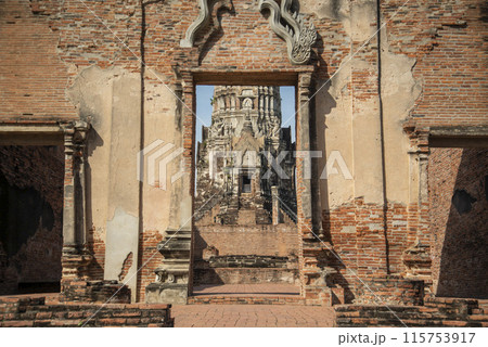 THAILAND AYUTTHAYA WAT RATCHABURANA THAILAND AYUTTHAYA WAT RATCHABURANA 115753917