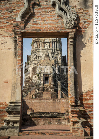 THAILAND AYUTTHAYA WAT RATCHABURANA THAILAND AYUTTHAYA WAT RATCHABURANA 115753919