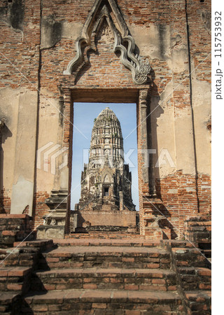 THAILAND AYUTTHAYA WAT RATCHABURANA THAILAND AYUTTHAYA WAT RATCHABURANA 115753932