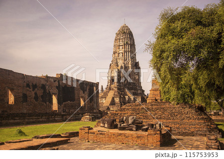 THAILAND AYUTTHAYA WAT RATCHABURANA THAILAND AYUTTHAYA WAT RATCHABURANA 115753953