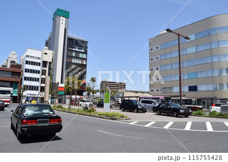 千葉県 木更津駅東口の街並み 千葉県 木更津駅東口の街並み 115755428