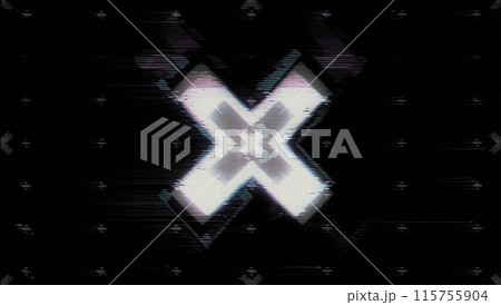 Pixelated texture. Digital errors on the screen. 115755904