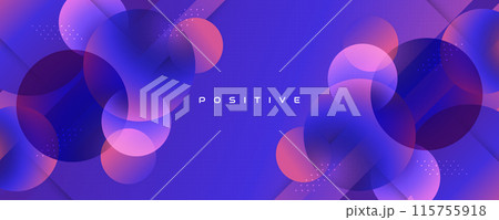 Abstract Background with Circles in Colorful Gradient Style. Cover, Banner or Layout Design Template for Identity, Branding, Advertising or Promotion Abstract Background with Circles in Colorful Gradient Style. Cover, Banner or Layout Design Template for Identity, Branding, Advertising or Promotion 115755918