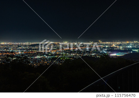 油山片江展望台から見る福岡市の夜景 115756470