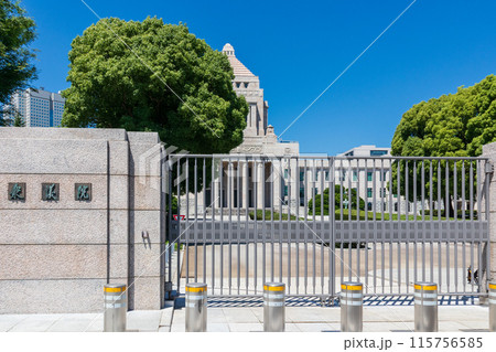 「東京都」国会議事堂・永田町 「東京都」国会議事堂・永田町 115756585