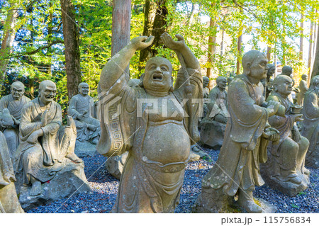 雲辺寺の五百羅漢の風景 115756834