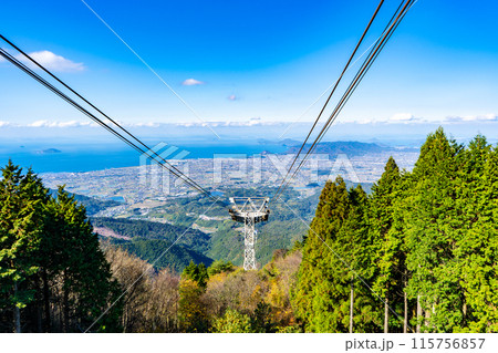 雲辺寺ロープウェイからの風景 115756857