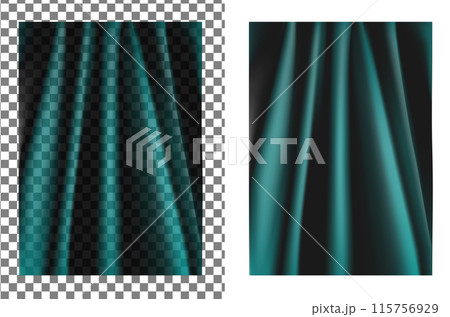 Green transparent plastic wrapper Green transparent plastic wrapper 115756929