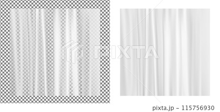White transparent plastic wrapper 115756930