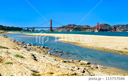 Golden Gate Bridge in San Francisco - California, United States Golden Gate Bridge in San Francisco - California, United States 115757086