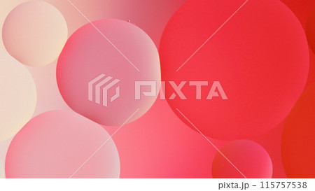macro abstract photography of the oil droplet on gradient pink to white background macro abstract photography of the oil droplet on gradient pink to white background 115757538