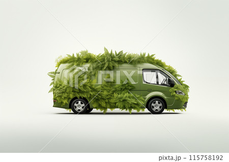 Green van powered by clean carbon neutral energy... 115758192