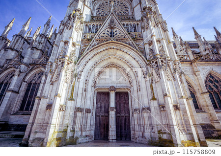 Cathedral of Our Lady, Evreux, France, exteriors Cathedral of Our Lady, Evreux, France, exteriors 115758809