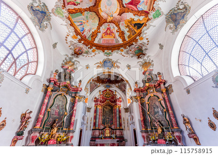 Holy spirit church in Fussen, bavaria, germany Holy spirit church in Fussen, bavaria, germany 115758915