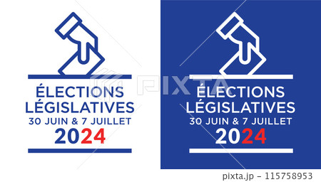 Elections legislatives anticipates 2024.French legislative elections. 115758953