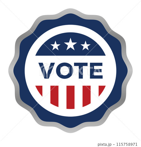 Vote badge - Election Day Badge - USA Elections Badge Icon Vote badge - Election Day Badge - USA Elections Badge Icon 115758971