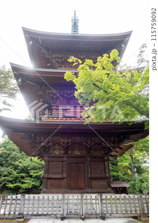 豪徳寺　三重塔 115759092