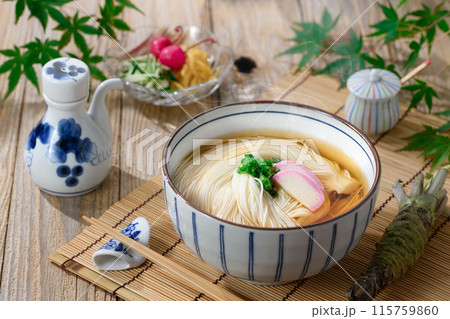 さっぱりとして美味しい にゅうめん 115759860