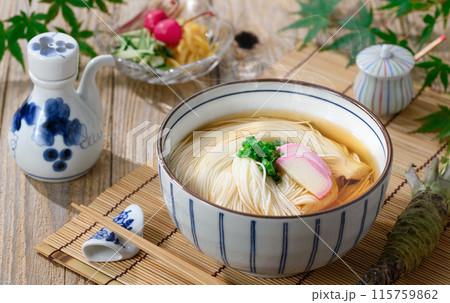 さっぱりとして美味しい にゅうめん 115759862