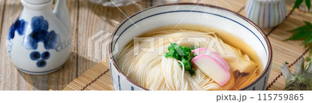 さっぱりとして美味しい にゅうめん 115759865