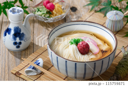 さっぱりとして美味しい にゅうめん 115759871