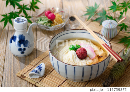 さっぱりとして美味しい にゅうめん 115759875