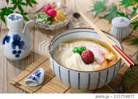 さっぱりとして美味しい にゅうめん 115759877