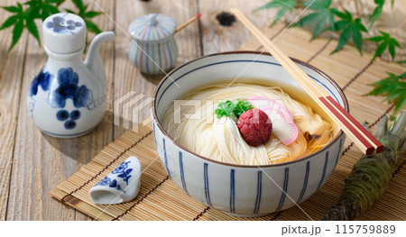 さっぱりとして美味しい にゅうめん 115759889