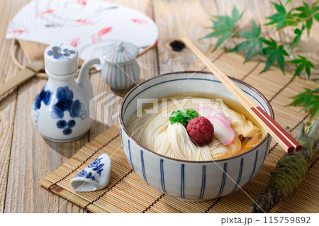 さっぱりとして美味しい にゅうめん 115759892