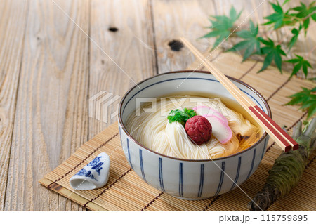 さっぱりとして美味しい にゅうめん 115759895