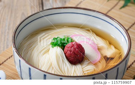 さっぱりとして美味しい にゅうめん 115759907