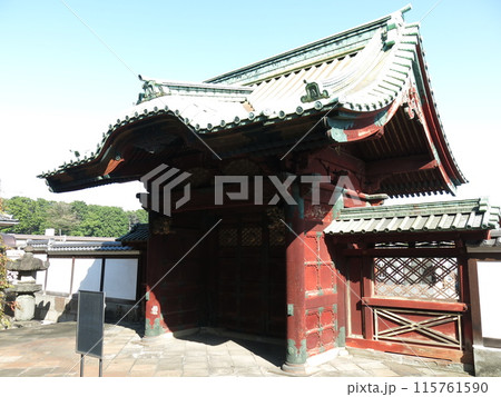 台東区の寛永寺墓地にある徳川家綱霊廟勅額門(厳有院霊廟勅額門) 台東区の寛永寺墓地にある徳川家綱霊廟勅額門(厳有院霊廟勅額門) 115761590