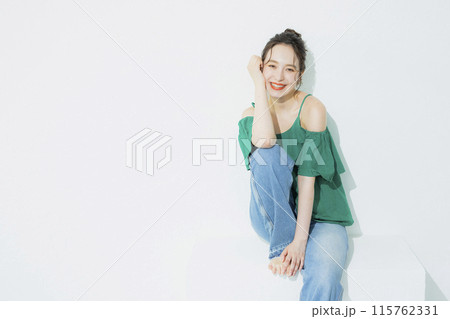 夏のスキンケアイメージ 115762331