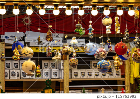 Christmas market at Residenz in Munich, Bavaria, Germany, Europe 115762992