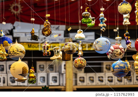 Christmas market at Residenz in Munich, Bavaria, Germany, Europe 115762993