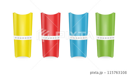 Colored cardboard packaging for sandwich 115763108