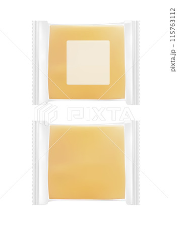 Transparent packaging with cheese Transparent packaging with cheese 115763112
