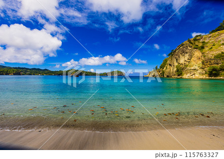 小笠原諸島　境浦海岸から望む絶景 115763327