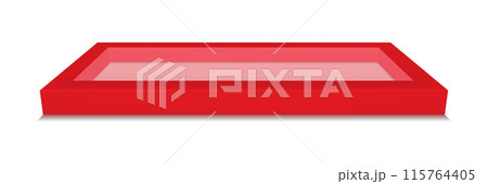 Paper or plastic open box for candy, snacks or food Paper or plastic open box for candy, snacks or food 115764405