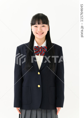 女子高生　制服　ポートレート 115764645