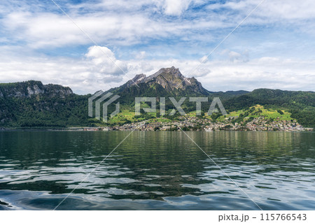 Mount PIlatus view on Lake Lucerne Mount PIlatus view on Lake Lucerne 115766543