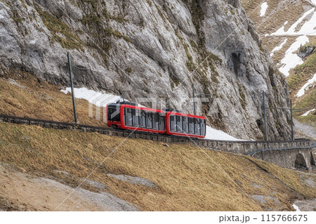 Pilatus cogwheel train 115766675