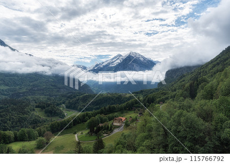 Alpine mountains in Bernese Oberland Alpine mountains in Bernese Oberland 115766792