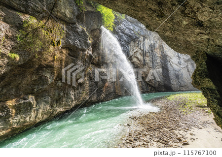 Aare Gorge small waterfall 115767100