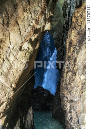 Trummelbach waterfalls view 115767114